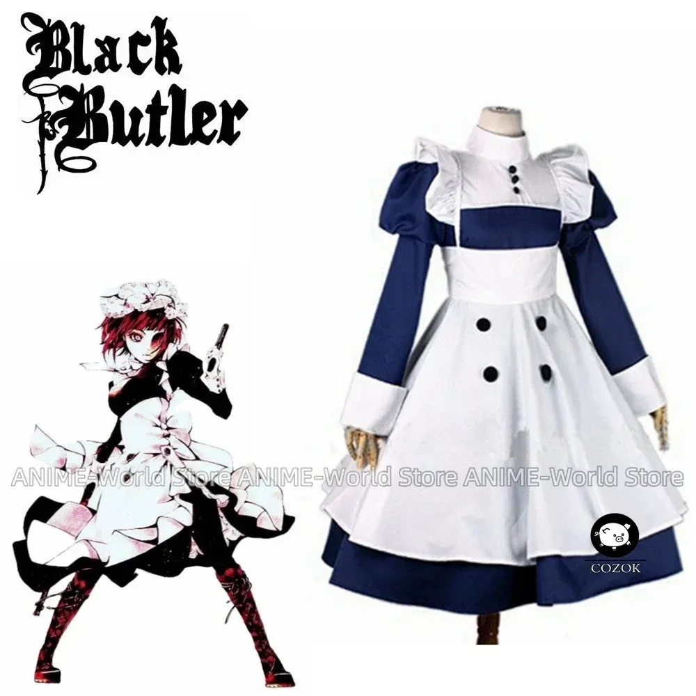 

Japanese anime Black Butler Kuroshitsuji Mey Rin Cosplay Costume Custom Made Cosplay costumes Multi-styles