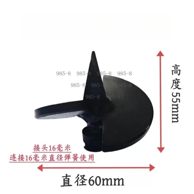 60-80mm Universal Drill Bit for Sewer Dredging, Matches 16mm Spring Hose to Clear Oil and Sludge