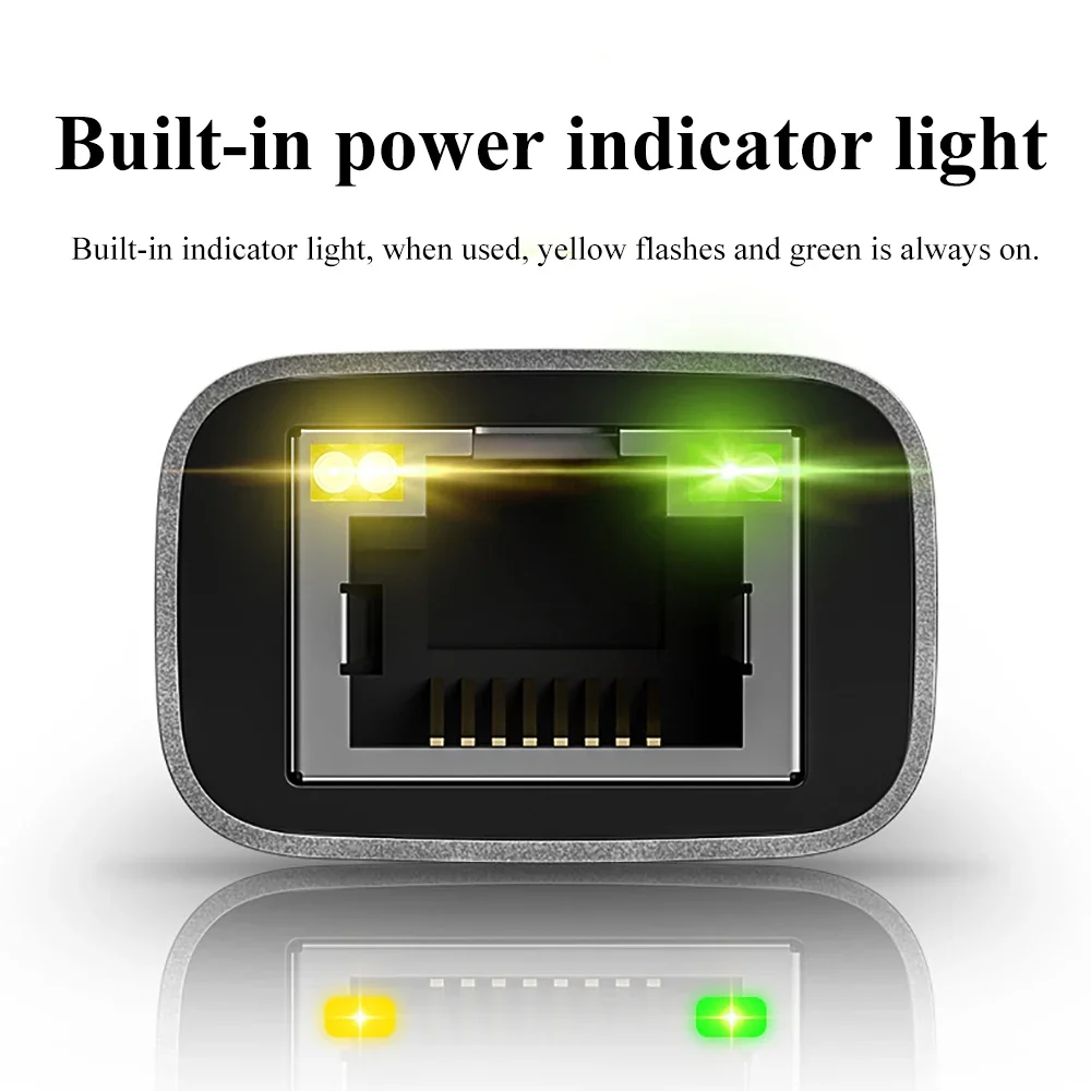 محول إيثرنت 2500 ميجابت في الثانية USB 3.0 بطاقة الشبكة السلكية USB نوع C إلى RJ45 إيثرنت Lan محول 2.5 جيجابت بطاقة الشبكة لأجهزة الكمبيوتر المحمول