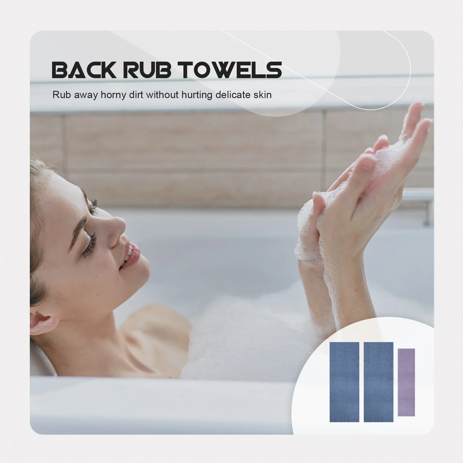 3 قطعة منشفة حمام اللوف التقشير الظهر الغسيل إزالة الجلد الميت حزام طويل لوازم الاستحمام أداة تنظيف الجسم