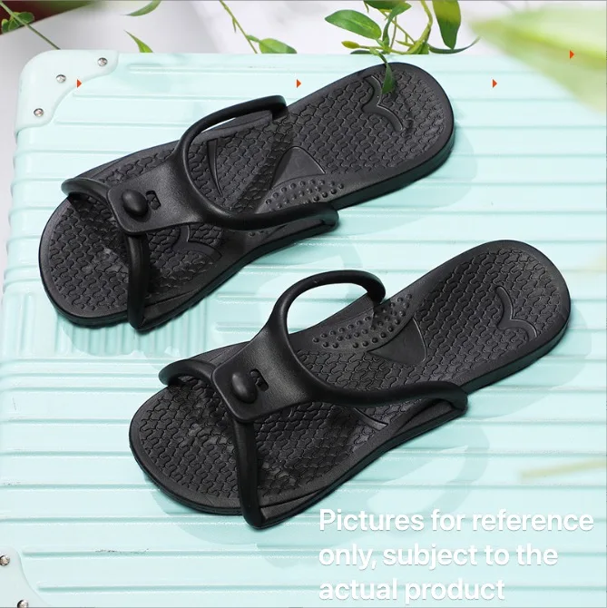Upgraded Drainage Holes Foldable Travel Slippers Ultra Soft EVA Quick Drying Hotel Bathroom Men Women