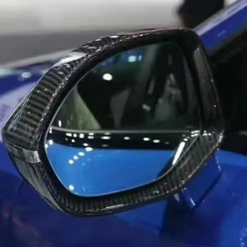 For Audi A7 S7 RS7 2011-17 Real Carbon Fiber Car Exterior Rearview Mirror Protective Cover Replacement Parts（Without assistance）