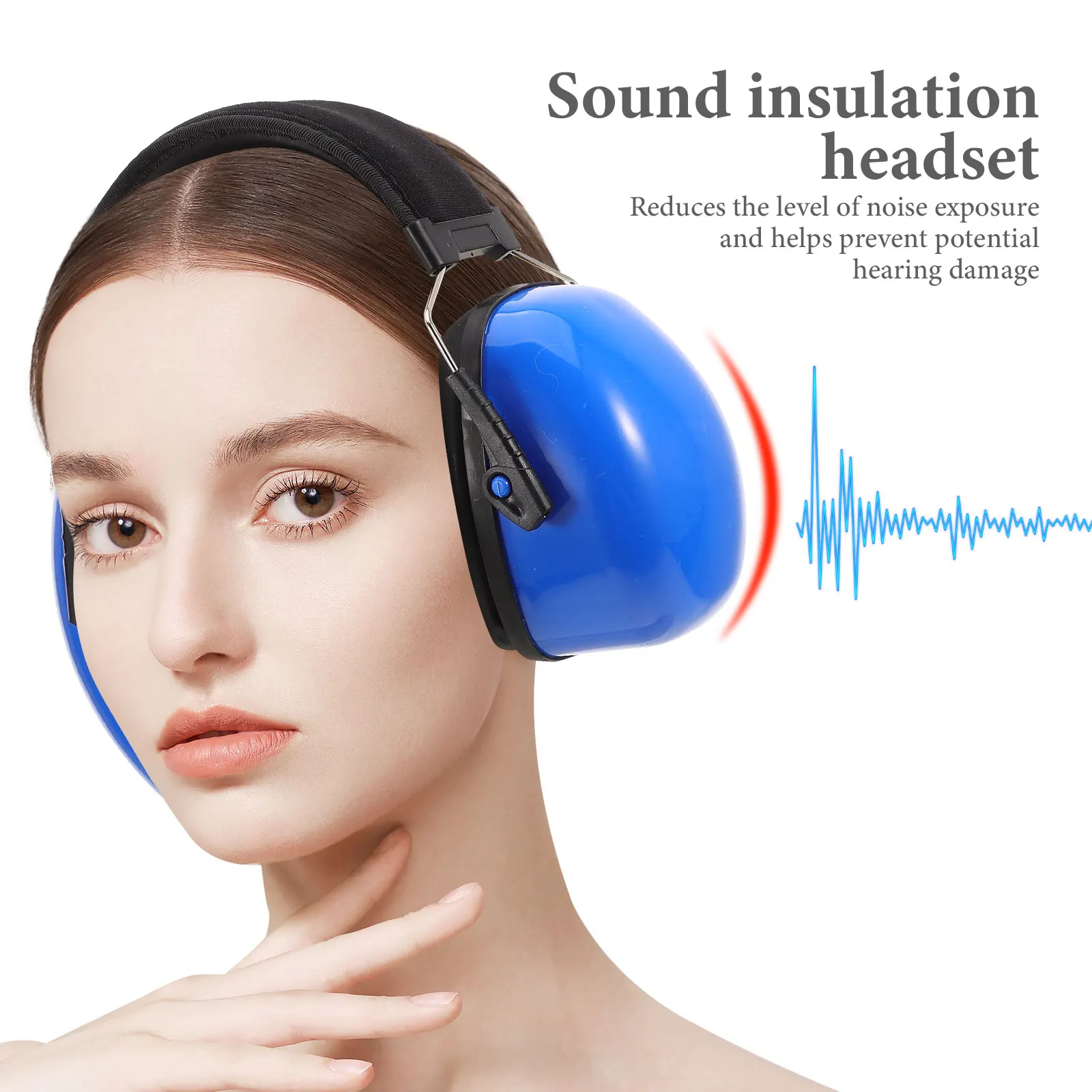 

Drummer Headset Noise Canceling Headphones Hearing Protection Earmuffs Soundproof