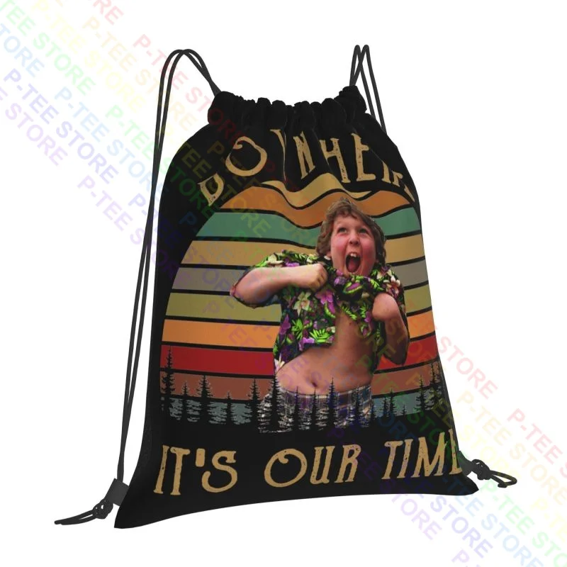 The Goonies Chunk Jeff Cohen Down Here It'S Our Time 90S Drawstring Bags Gym Bag Softback School Sport Bag