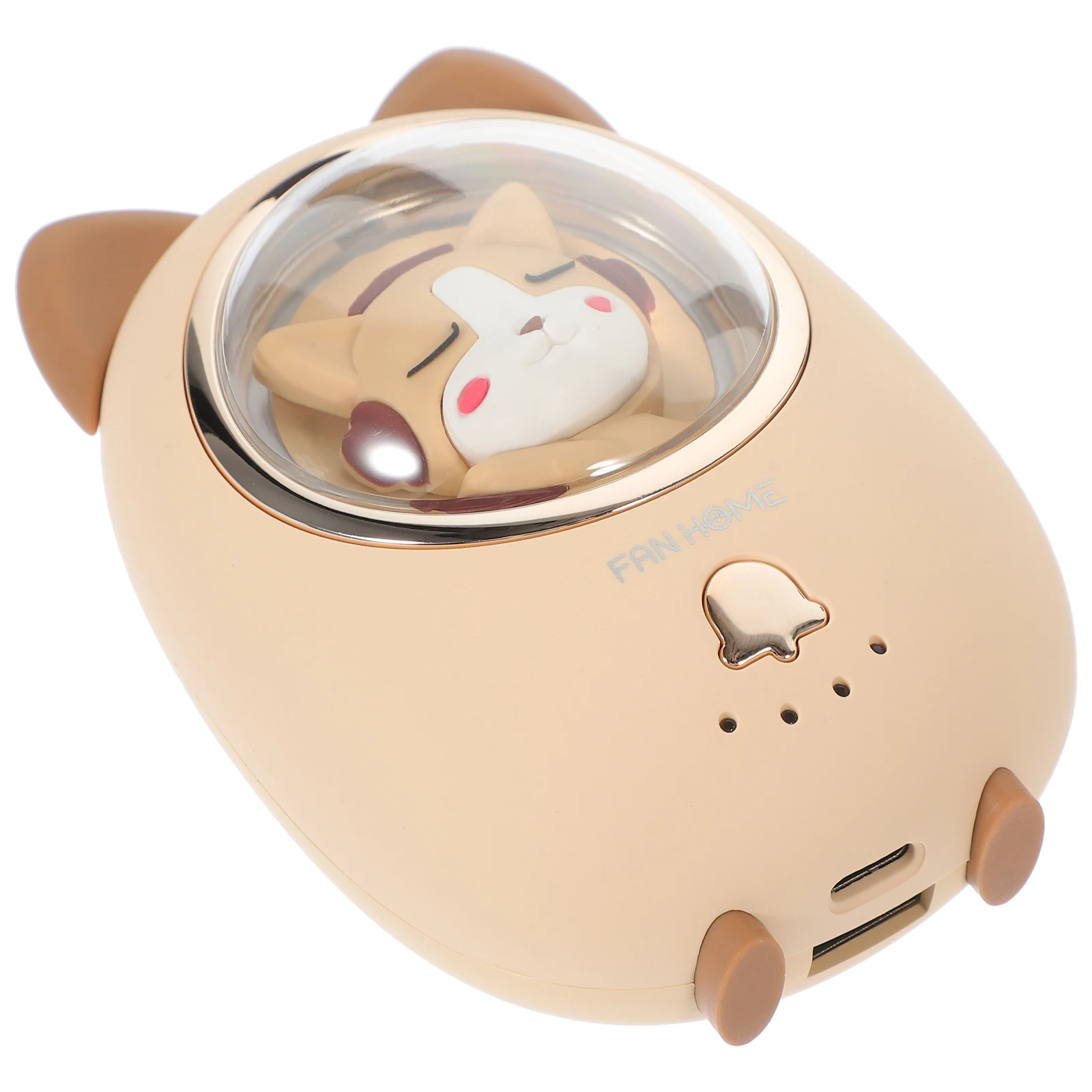 

Portable s Rechargeable Hand Warmers Women Civet Baby ABS Aluminum Rapid Heating Cartoon Animal Design Large