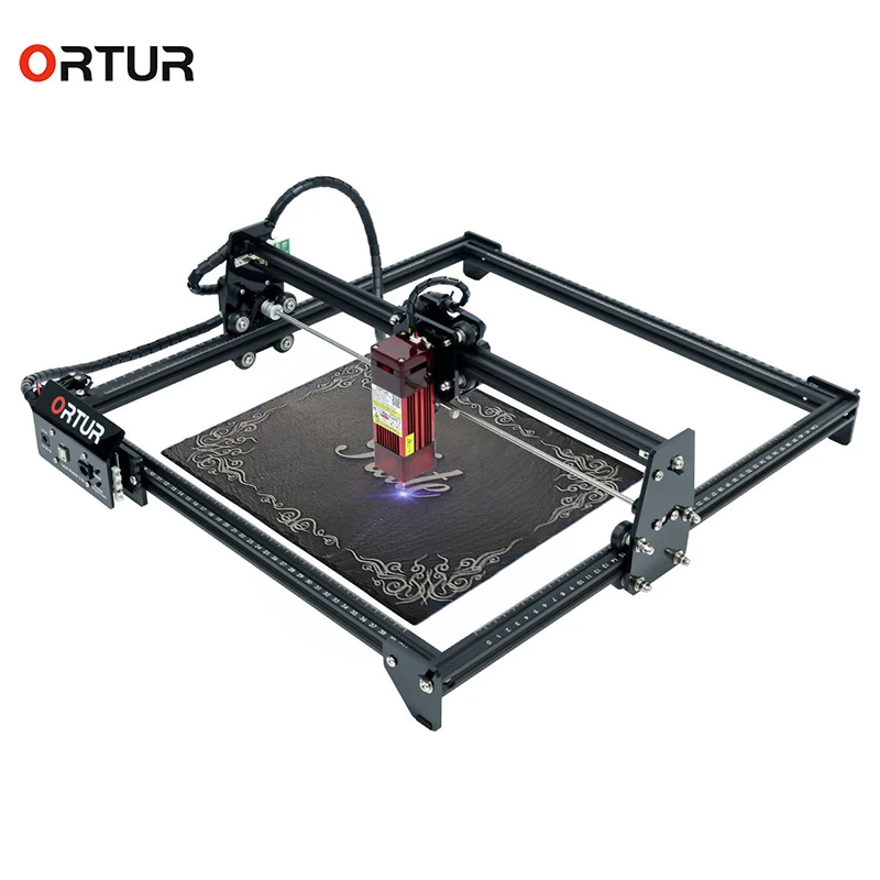 오르트르 OLM2S2-LU2-4-SF 5W 고정밀 데스크탑 CNC 커터 레이저 조각기 (목재, 가죽, 종이용)