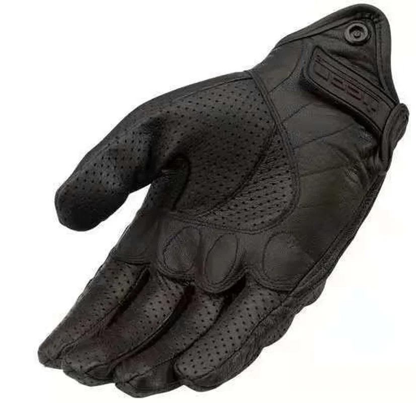 Imagem -03 - Retro Urbano Clássico Luvas de Couro dos Homens da Motocicleta Guantes Moto Mtb Bicicleta Equitação 100 Couro Genuíno Luvas
