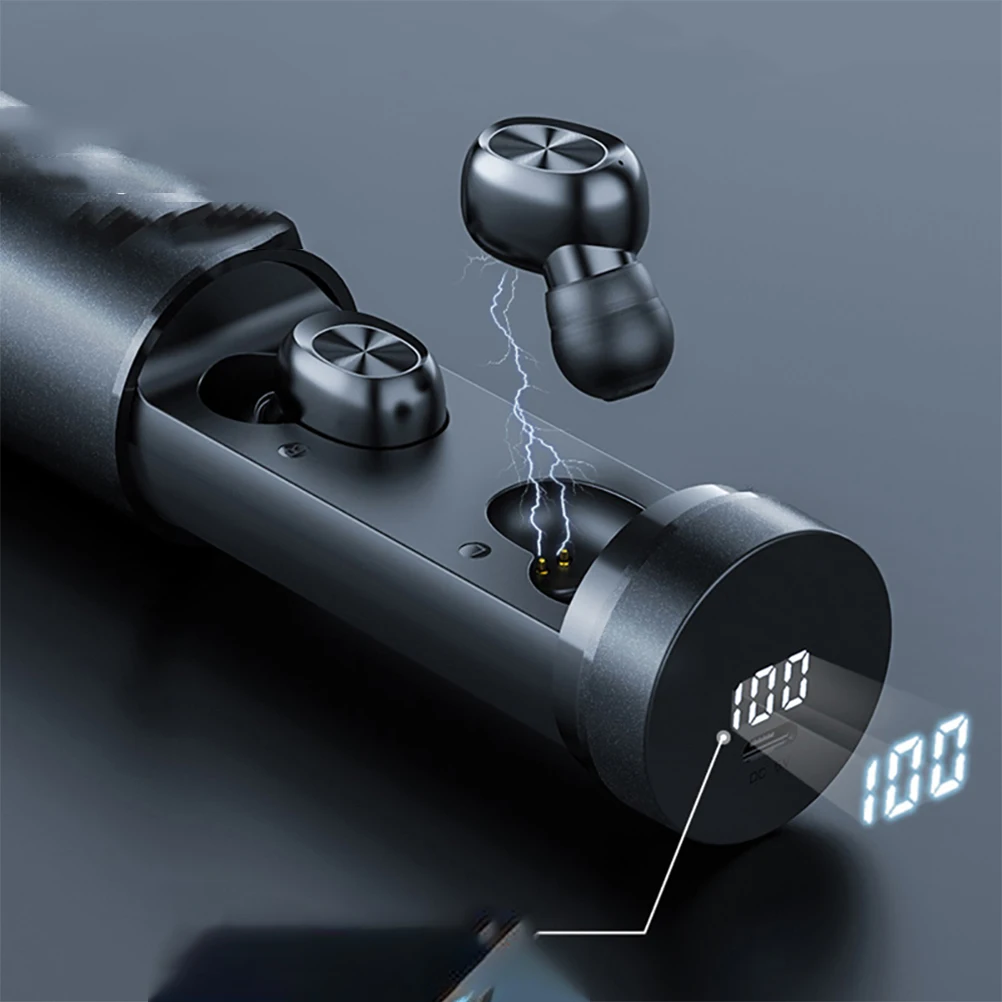 

Wireless Earphones Graphene Diaphragm Clear Control Led Display Charging Case Waterproof Ergonomic