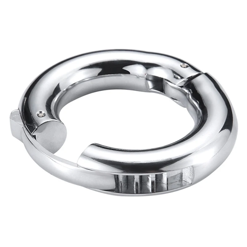 Anillo de pene de Metal de tamaño ajustable, anillo de oso de ejercicio masculino, bloqueo de espermas, erección dura, Juguetes sexuales para hombres