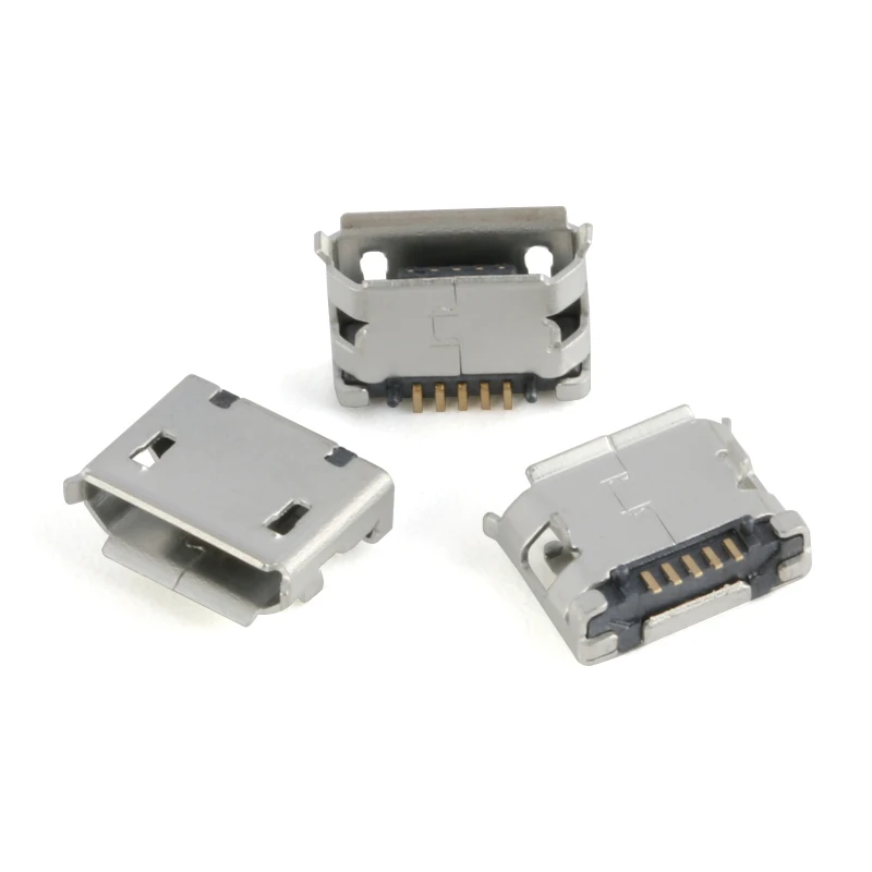 60 sztuk/partia 12 modeli SMD DIP złącze wtykowe 5-pinowe złącze wtykowe SMT Micro USB typ B umieszczenie żeńskie — zdjęcie 5