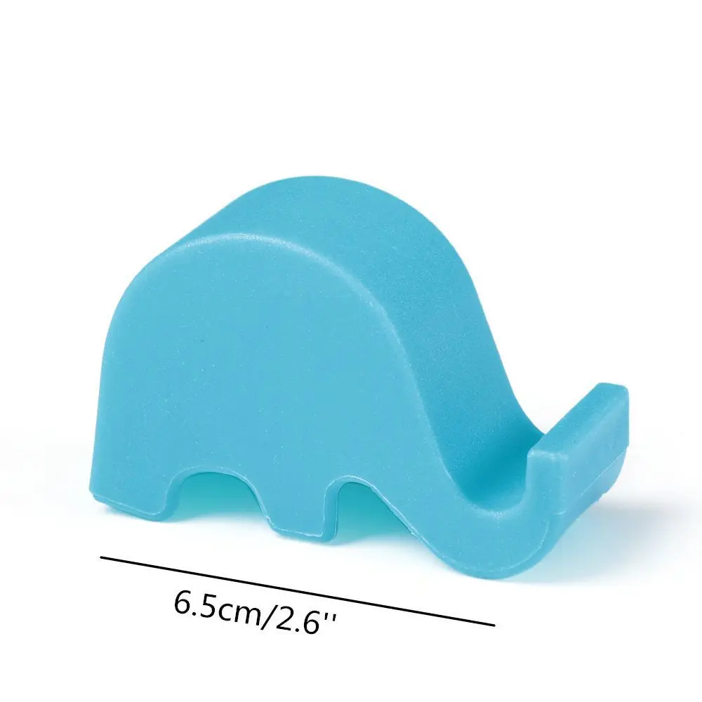 Cartoon Mini Elefant Telefon halter tragbare Kunststoff Desktop-Halterung Multifunktions-Tablet PC-Ständer Handy-Zubehör