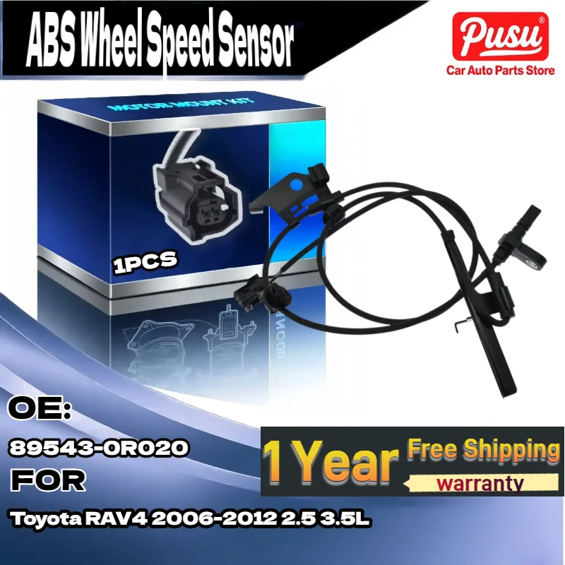 

Front Left ABS Wheel Speed Sensor for Toyota RAV4 2006-2012 2.5L 3.5L 89543-0R020