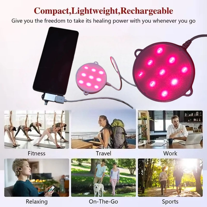 

Full Body Red Light Therapy Pad for Back, Shoulder, Knee – Home Use Device