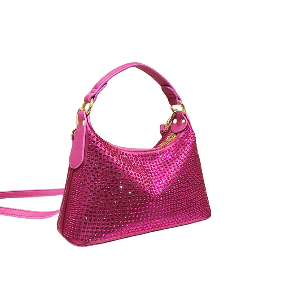 JIOMAY borsa da pranzo di lusso leggera borse firmate di lusso borsa da donna con diamanti borsa a tracolla scintillante borse di moda per le donne