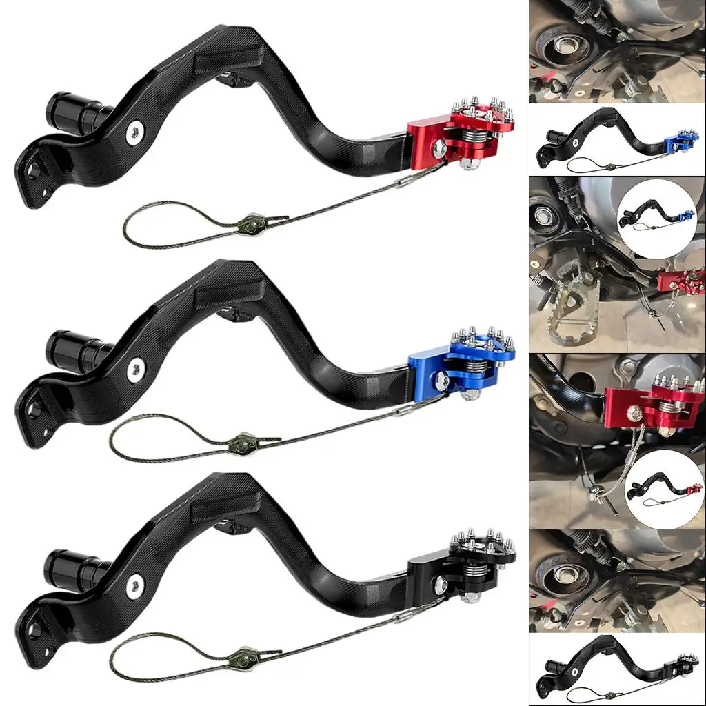 

Рычаг задней тормозной педали мотоцикла, рычаг переключения передач из сплава с ЧПУ, аксессуар для замены передач для Honda CRF-300 CRF300L Racing Performance