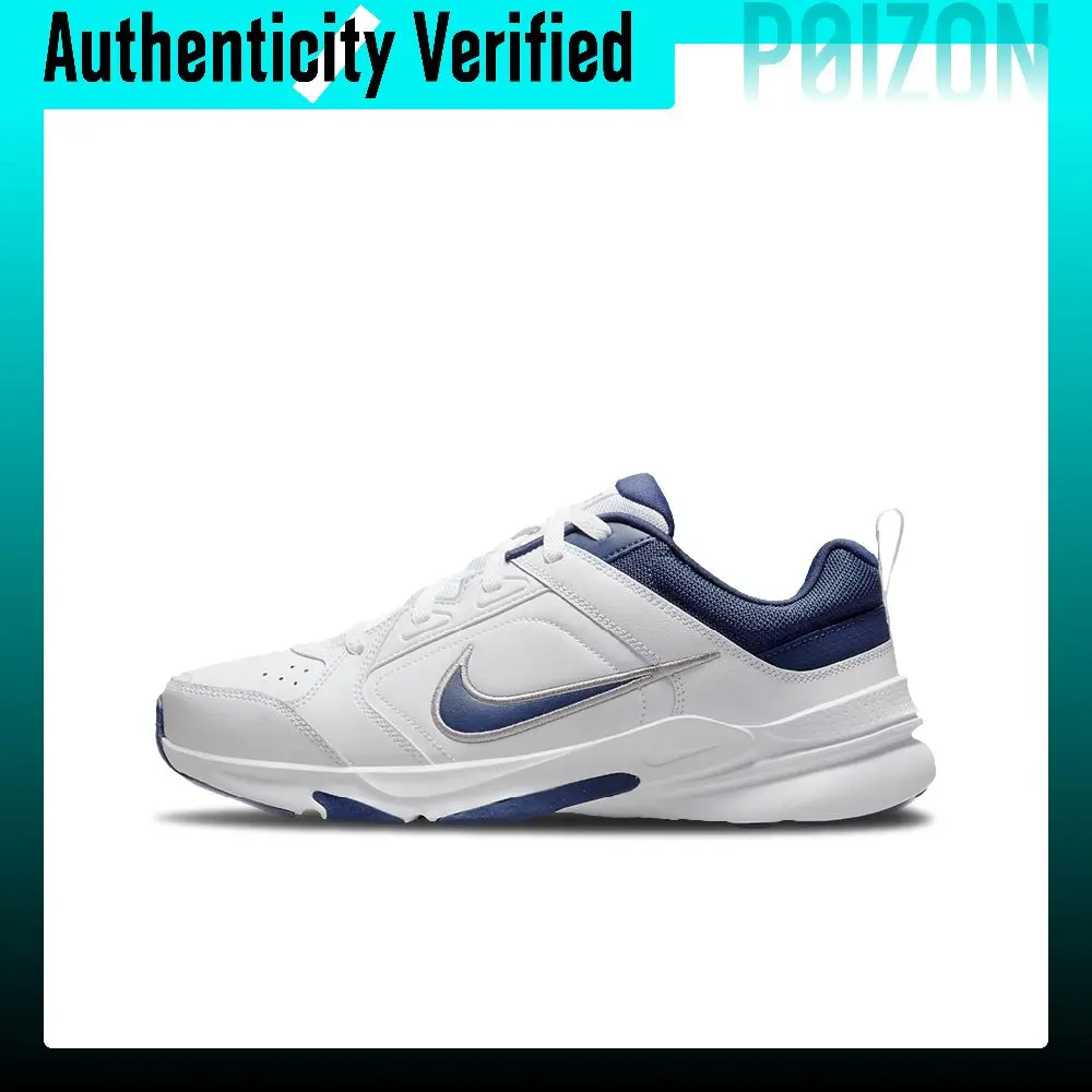 Nike Defy All Day Abrasion Resistant Breathable Low top Chunky Sneakers Unisex White Blue Silver Hook DJ1196-100