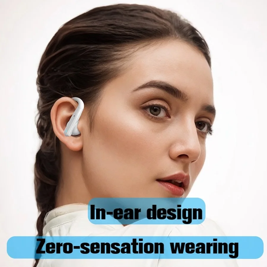 Latest Headphone Tws Dual Mic Enc Ows Hands Free Ireless Open Ear Noise Reduction Running Sports Earbuds Audifonos view 6