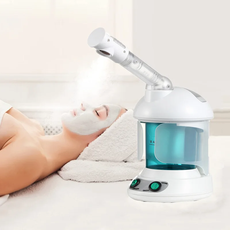 Skin Care Nano Ionic Facial Steamer Portable Nebulize Hot Spray Face Steaming  Heated Humidifier Evaporator Warm Mist Humidifier