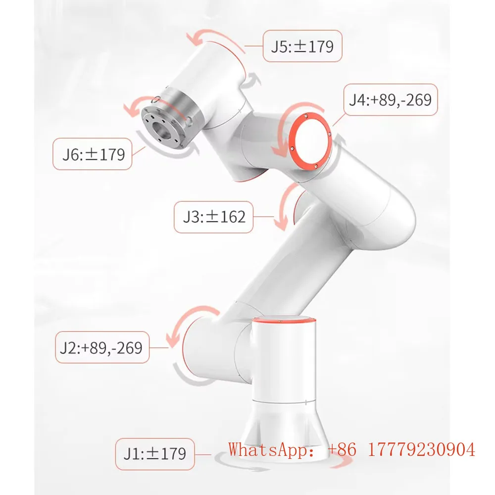 روبوت تعاوني 6 محاور ذراع آلي صناعي FR20 Cobot 20 كجم حمولة لحام البليت