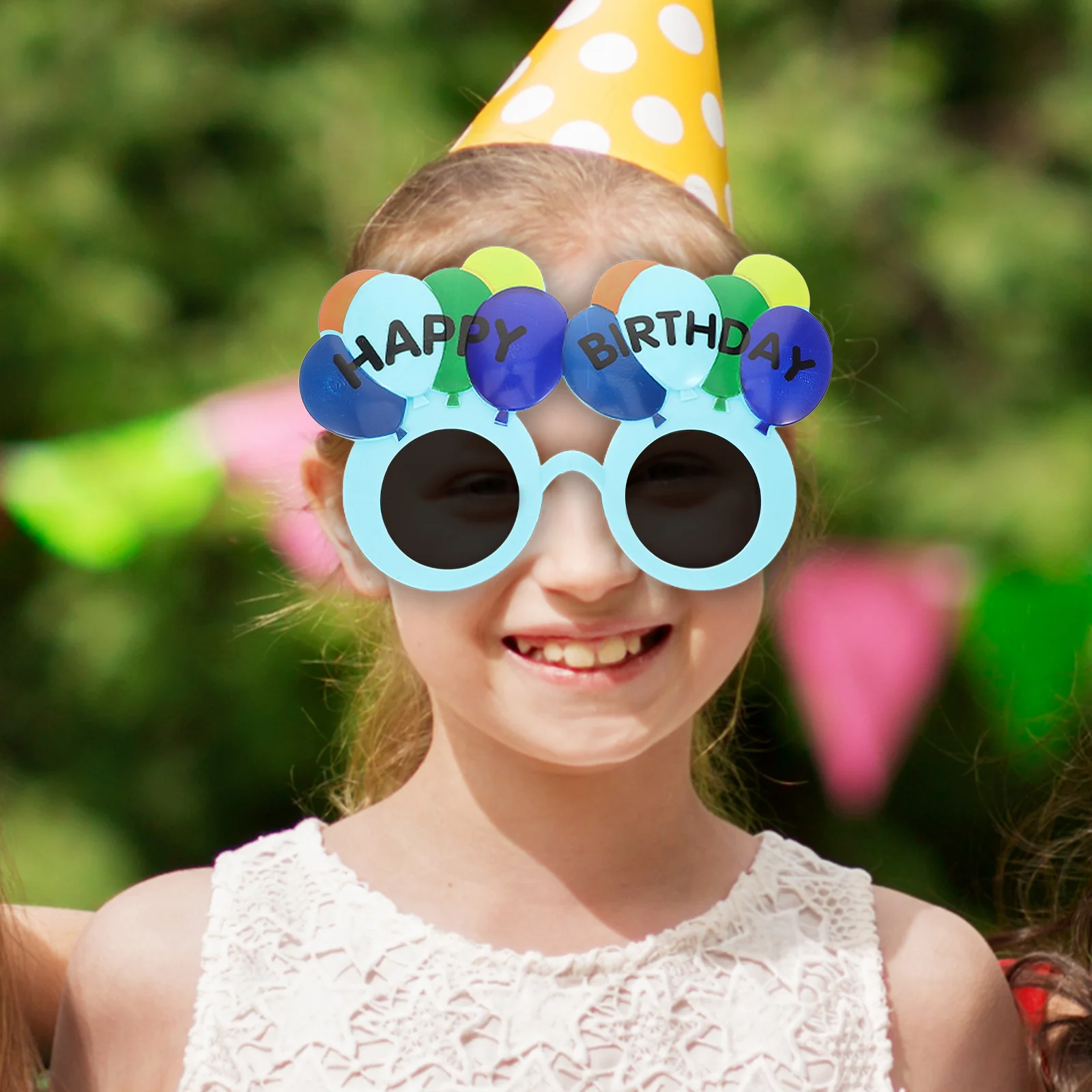 

Birthday Party Sunglasses Funny Photo Props Lightweight Resin Plastic Reusable Eyewear Cool Supplies