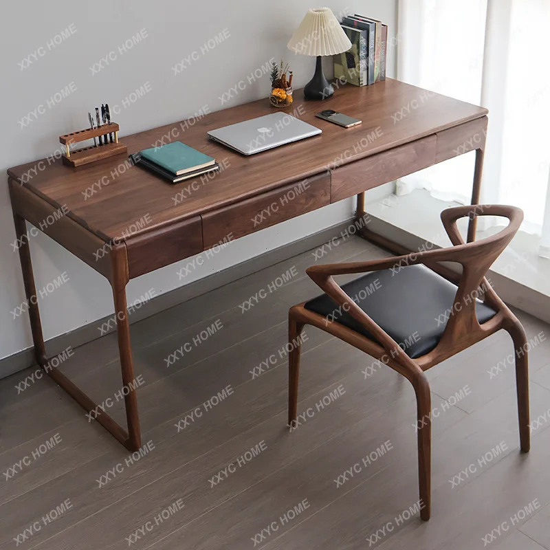 M Solid wood desk Home student desk Rectangle  study Office computer desk