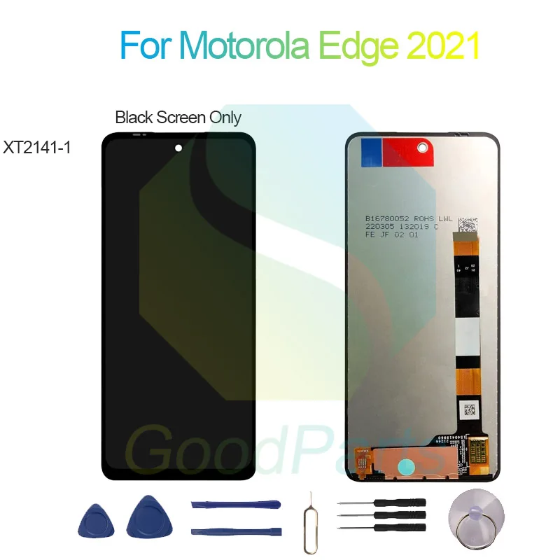 For Motorola Edge 2021 Screen Display Replacement 2460*1080 XT2141-1 For Moto Edge 2021 LCD Touch Digitizer