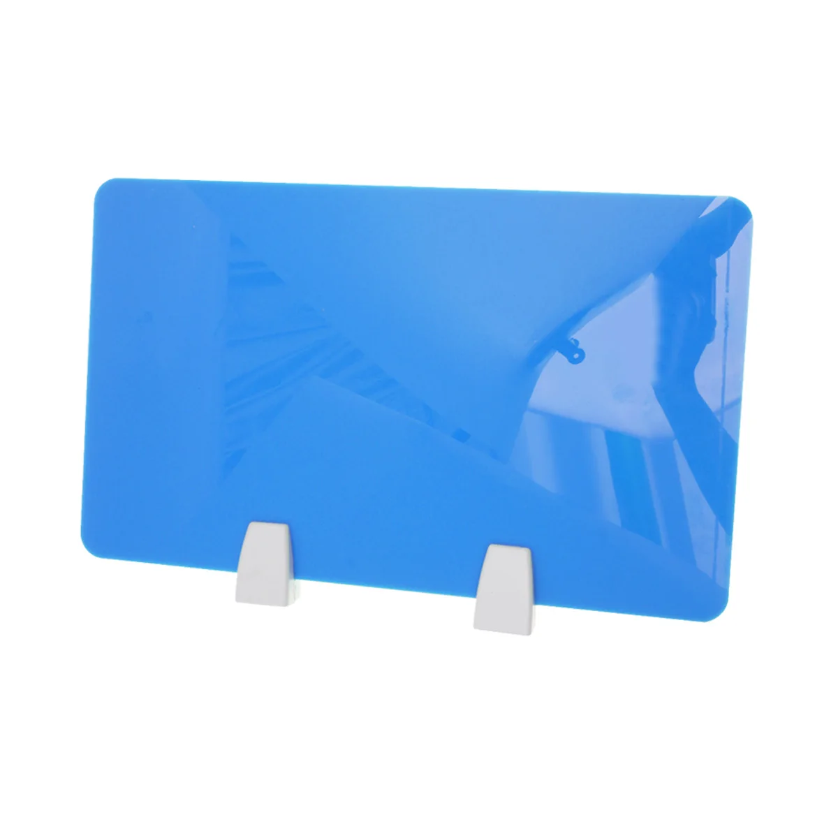 

Acrylic Exam Divider Board 50X30Cm Blue Office Partition Desktop Baffle Desk Screen For Workplace Privacy Noise Reduction