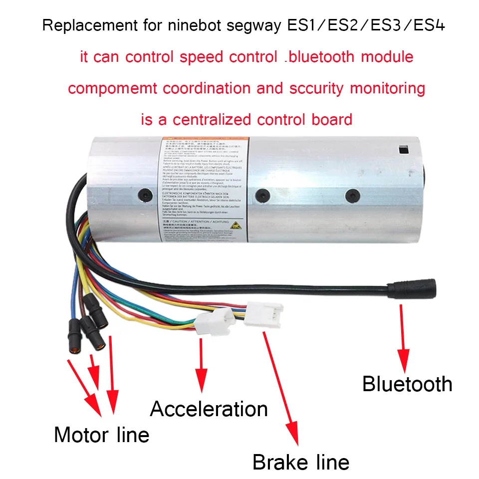 Scheda di controllo del cruscotto per Segway Ninebot ES1/ES2/ES3/ES4 Scooter elettrico attivato Bluetooth Cruscotto Controller della scheda madre