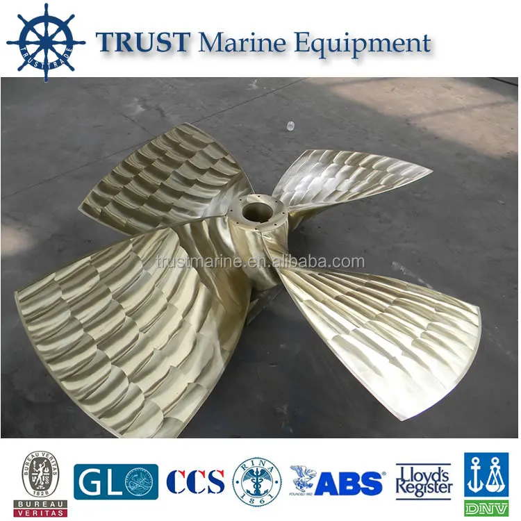 China Customized Boat 4 Blade Marine Bronze Underwater Propeller for Sale