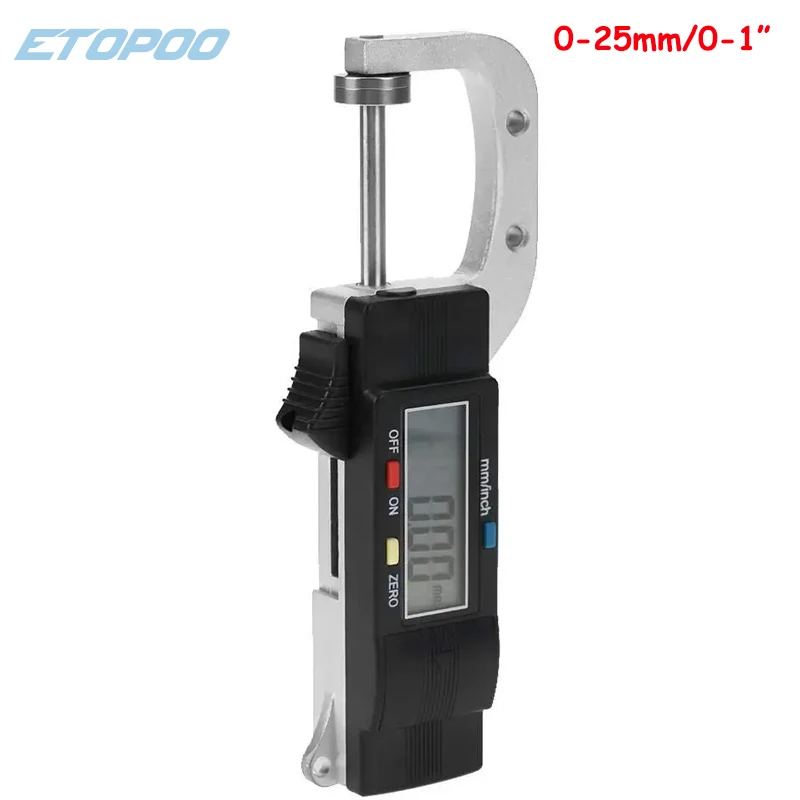 0-25 ミリメートルクイックミニデジタル厚さ計計 0 〜 25.00 ミリメートル/0-1 インチ真珠 & 宝石