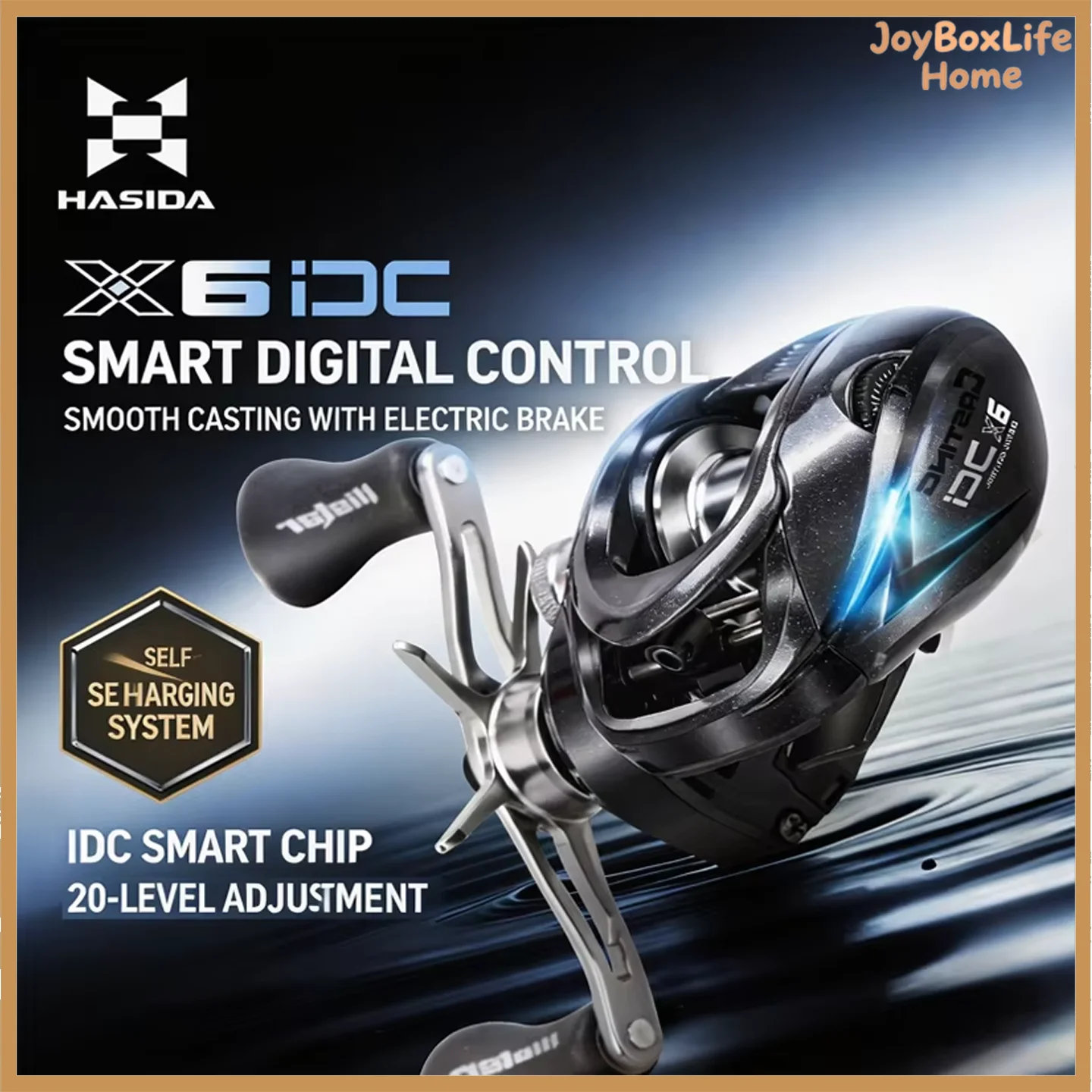 Electric Fishing Reel - HASIDA X6DC Baitcasting Reel Intelligent Electronic