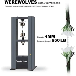 Militär Paracord 50m 650, 9 Drähte, 4 mm, taktisches Fallschirmkabel, Campingzubehör, DIY -Webseil, Überlebensausrüstung im Freien 8 Hauptdurchführungsverkäufe der Armee - №3