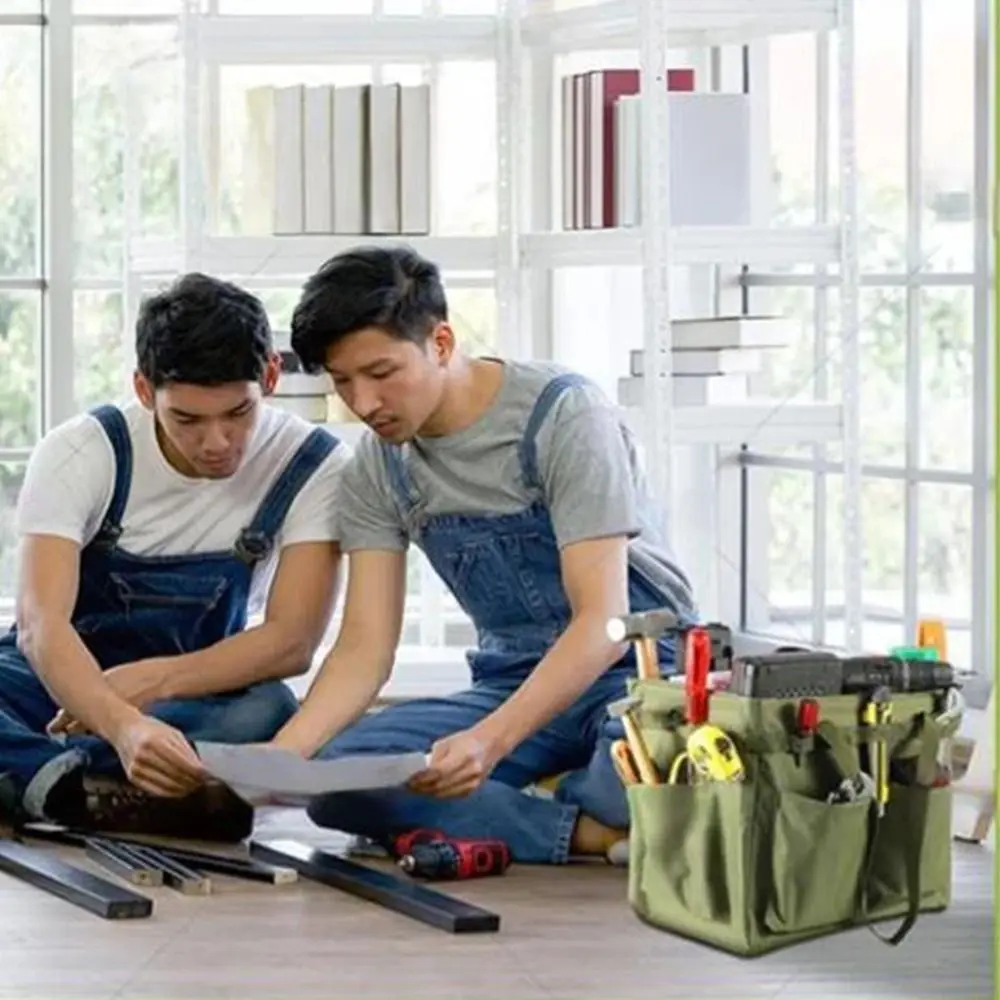 

Oxford Camping Storage Handbag Foldable Multi-Pocket Tool Folding Carrying Bag Large Capacity Durable Camping Storage Tool Bag