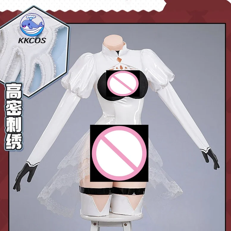 KKCos Azur Lane NieR: Automata 2B Cosplay Costume Women Sexy Outfit Halloween Comic Con view 5