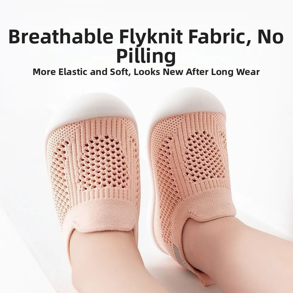 

New Soft Sole Socks Shoes Anti Slip Breathable First Walking Shoes Lightweight Infant Toddler Slipper Sneaker Boys Girls