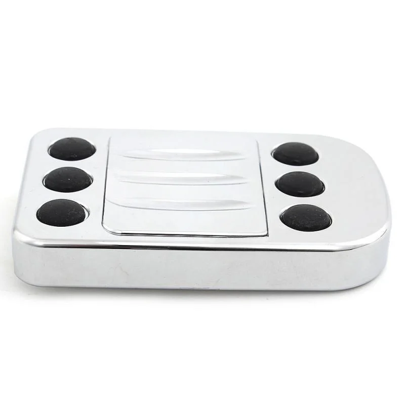 

Motorcycle Brake Pedal Cover CNC Machined - Aluminum Grip Pad for Softail Cruisers & Touring Bikes