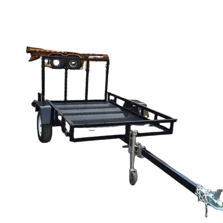 4x6 4x7 5x8 5x10 Powder Coated Utility Car Trailer Multi-Size Heavy Duty