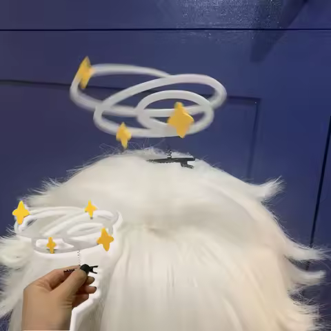 Cosplay Vertigo Special Effect Spring Hairpin Duckbill Clip Creative Funny Cute Two-dimensional Role-playing Hair Accessories