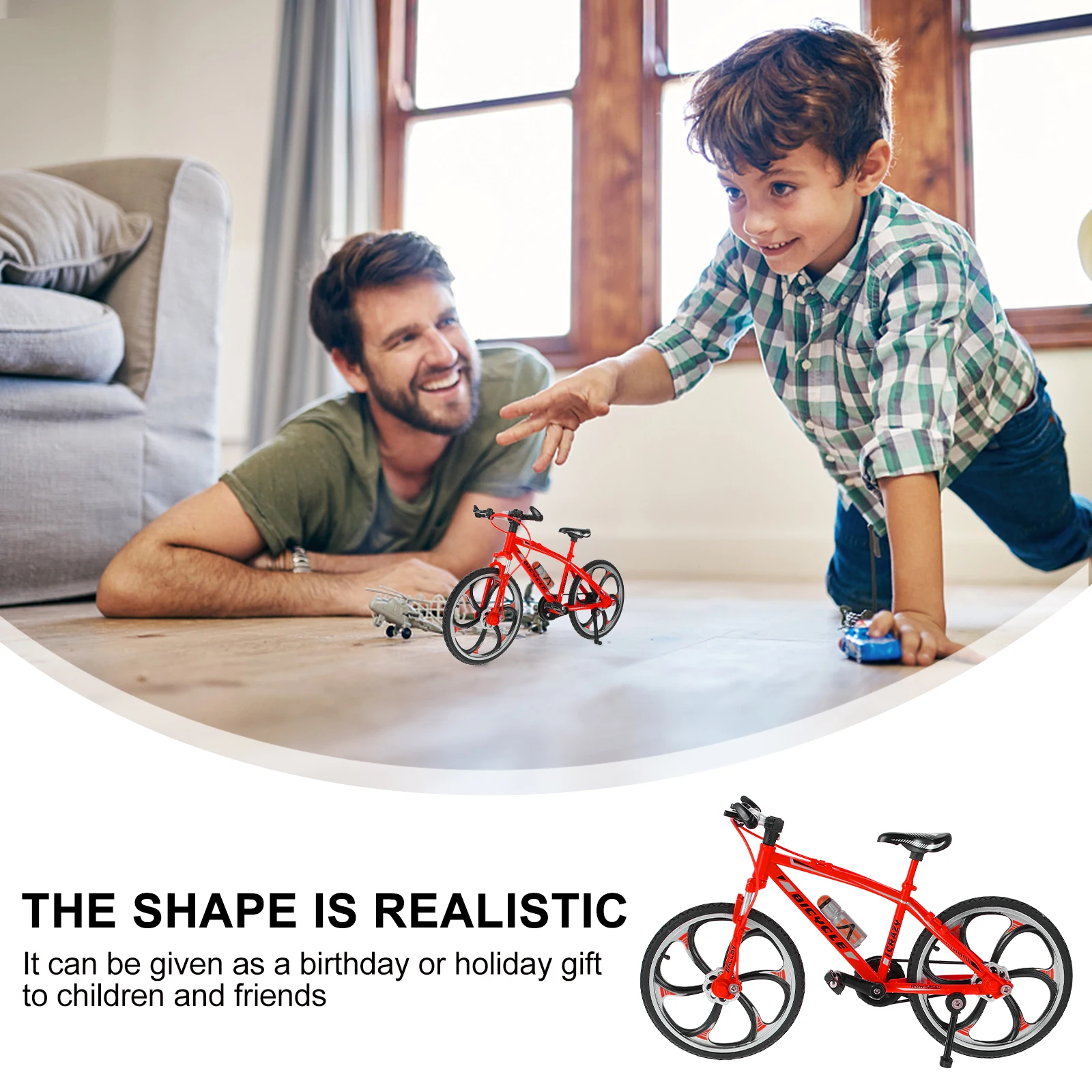 Dito Bicicletta Bici Ciclismo Giocattolo Tastiere Mini Bici Lega Miniatura Ferroalloy Bambino