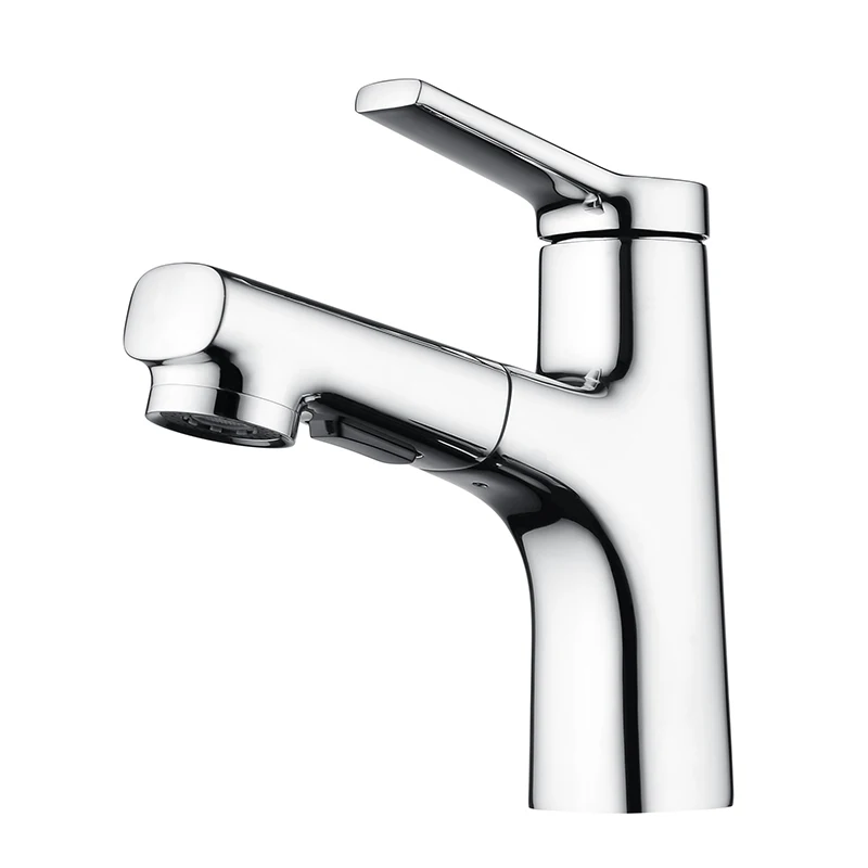 

Pull Out Spray Mixer Head Tap Bathroom Basin Tap Toilet Sink Faucet Basin Mixer With Hand Shower