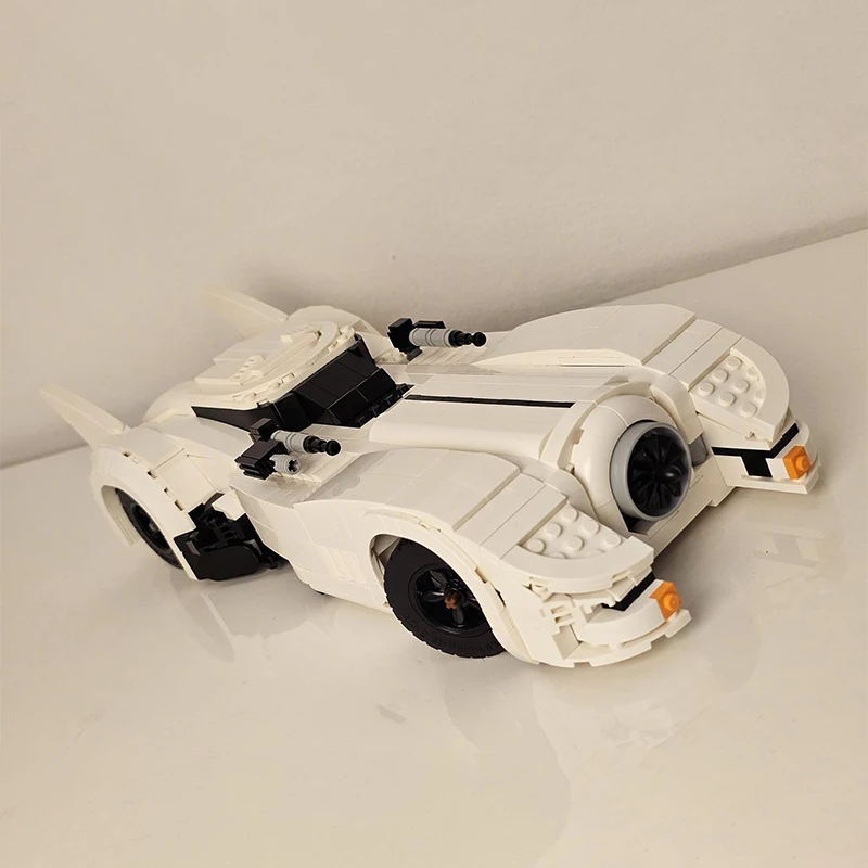 1006pcs Moc Classic Movies Car White Batmobile Compatible 10295 Building Blocks Creative Assembly Bricks Toy Kid Christmas Gift