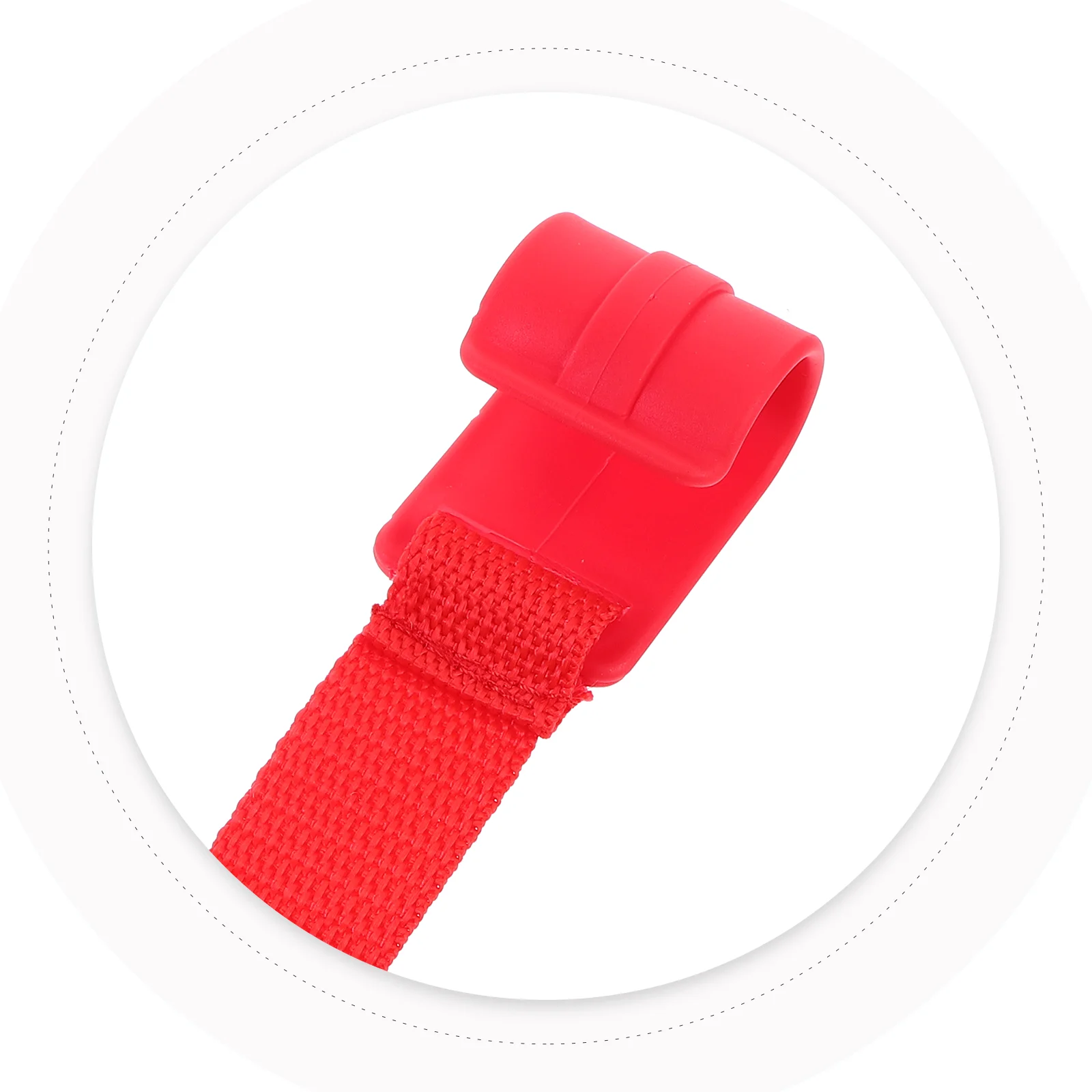 Corralito de juguete para niños, anillo de mano para cuna, colgante de pie, rojo, 2 piezas