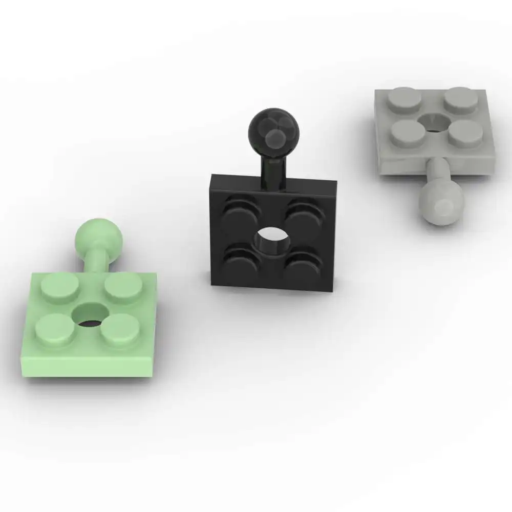 MOC 10PCS 15456 2x2 3731 With Tow Ball Brick Modified Stacking Replaceable Building Block Creative Toys Adults Boys Holiday Gift