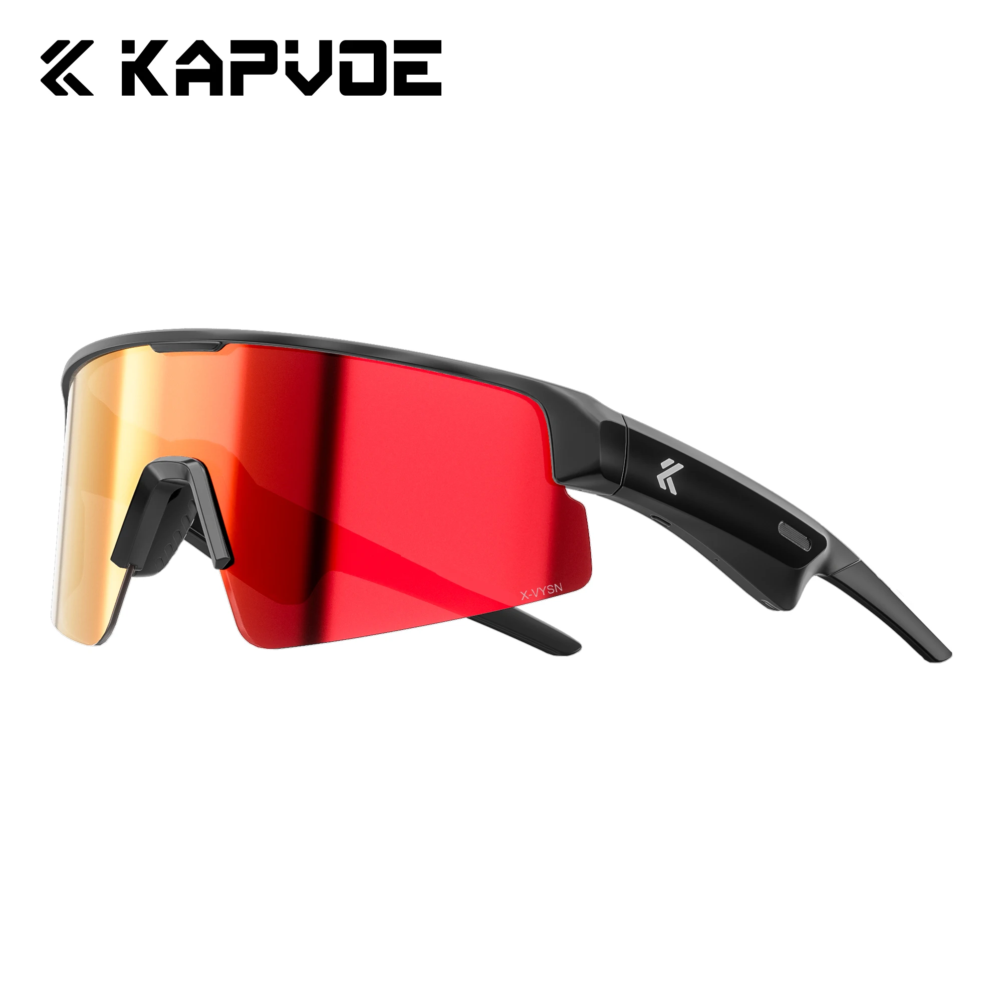 

Умные солнцезащитные очки Kapvoe, велосипедные очки, беспроводные Bluetooth, защита UV400, очки для телефона, MP3, спортивные велосипедные очки