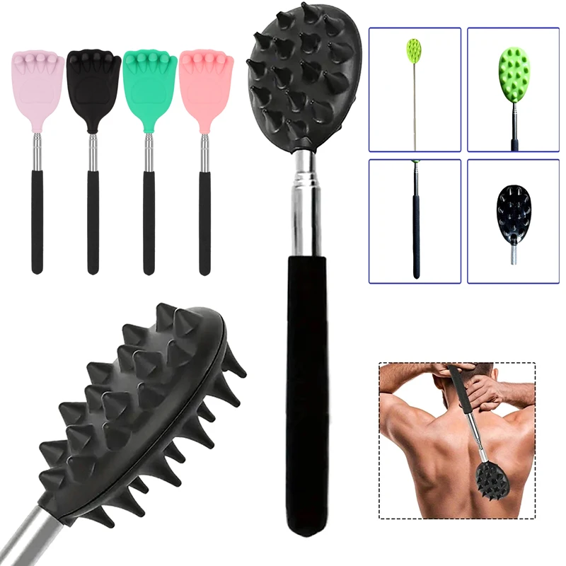 

1Pc Back Scratcher Telescopic Scratching Back Scratcher Massager Tool Kit Scraper Extendable Telescoping Itch Massage Relaxation