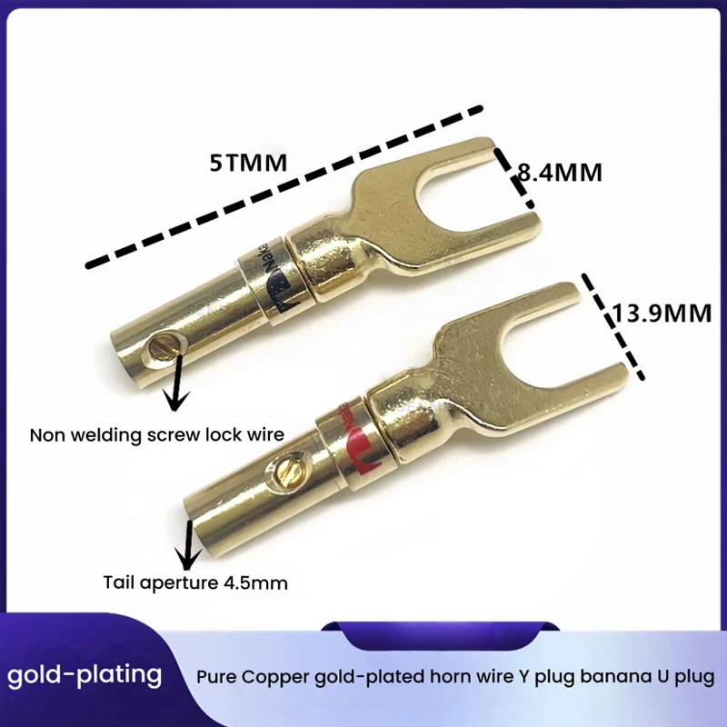 

Solderless Terminal Plug Socket Connectors for Loudspeaker Box & Amplifier Audio Binding Posts