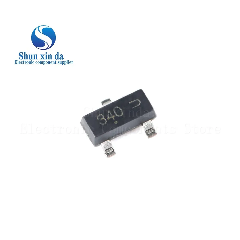 100PCS FDN340 FDN340P 340 FDN335 FDN335N 335N FDN338 FDN338P 338 SOT-23 MOS Field Effect Transistor Chip SMD