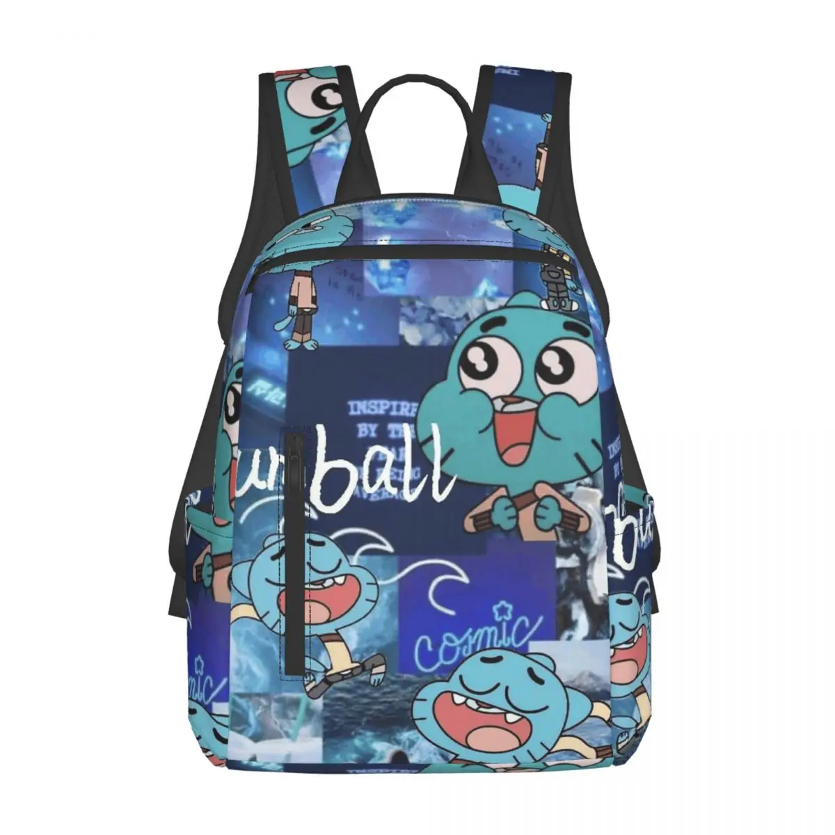 

Gumball Watterson The Amazing World Of Gumball Anime Backpack Daypack Children BookBag School Bag Shoulder Bags for Men Women