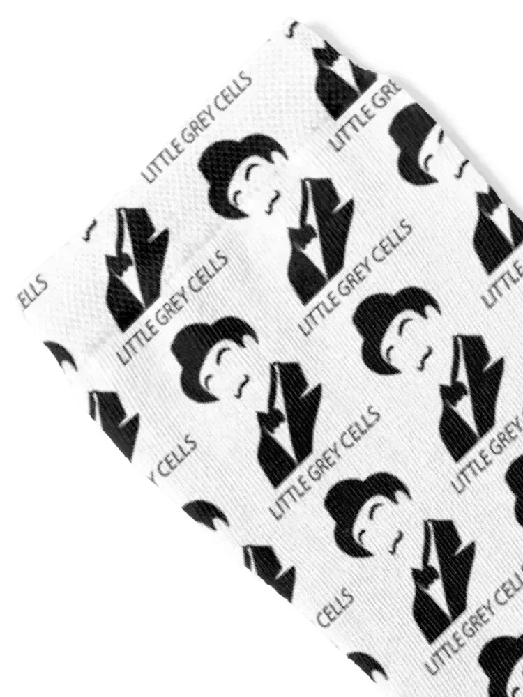 Hercule Poirot and his little grey cells Socks funny sock kawaii kids Man Socks Women's