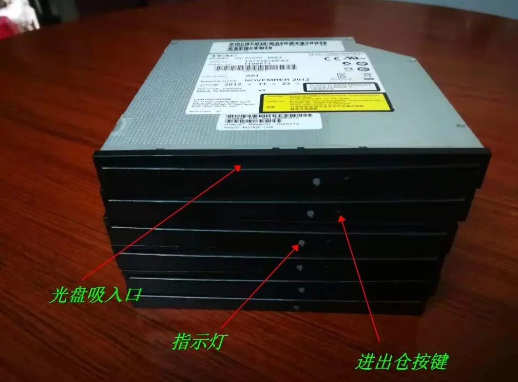 

For TEAC DVD-W28SS SATA Suction DVD burner, notebook with built-in optical drive Used